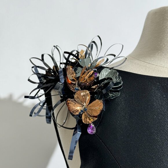 Brand New US 8 GEMY MAALOUF A-Line Evening Gown - Picture 5 of 12